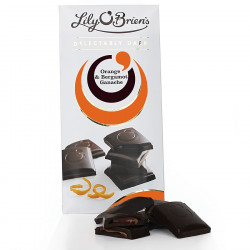 Tablette de Chocolat Noir Orange & Bergamote Lily O'Brien's 80g Tablette de Chocolat Noir Orange & Bergamote Lily O'Brien's 80g